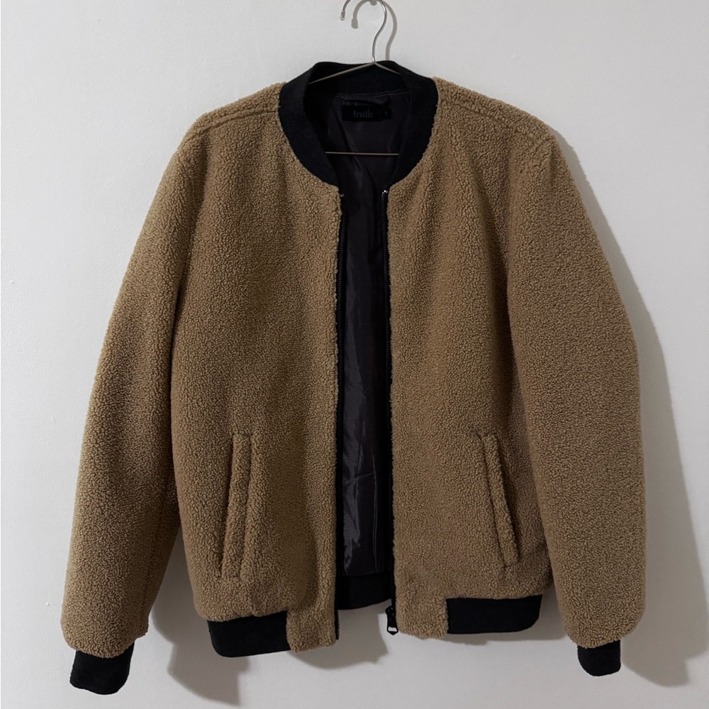 Men's Tan Bomber Jacket